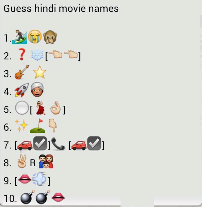 Guess The Movie Names From The Picture