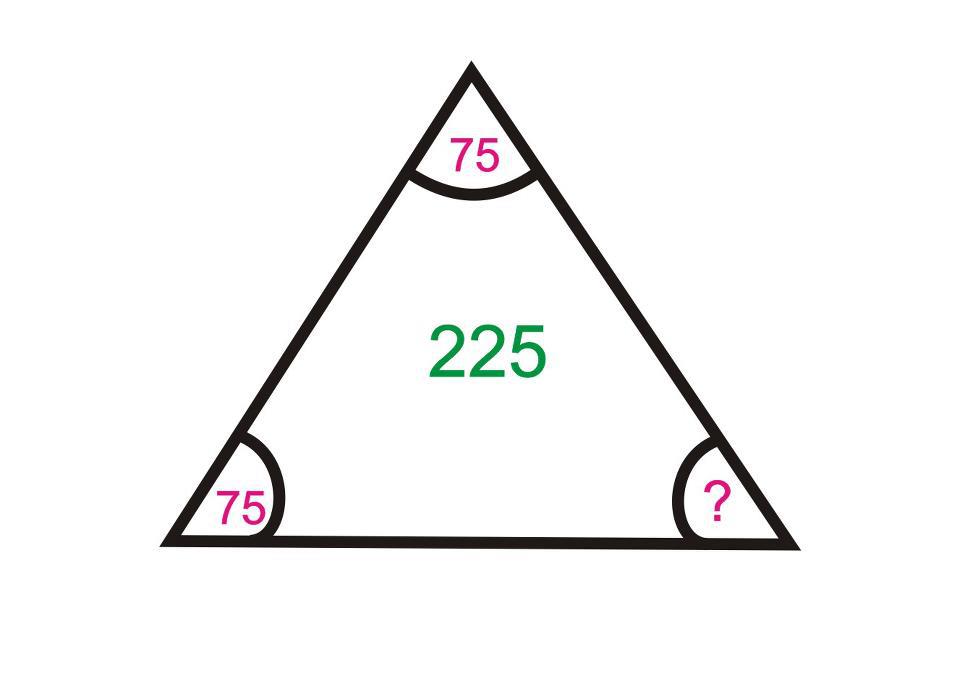 Triangle angle puzzle - PuzzlersWorld.com
