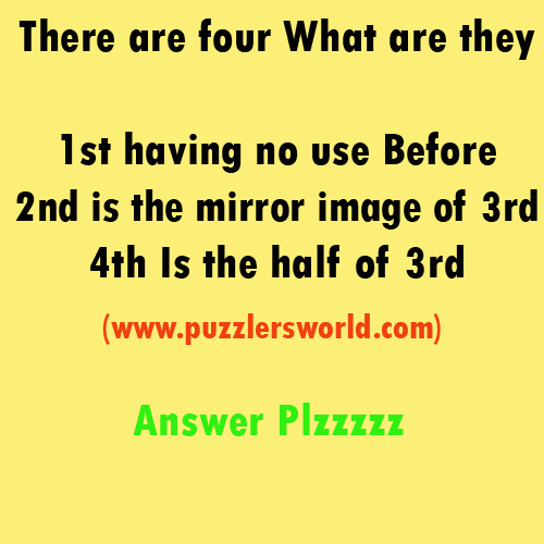 They are four what are they ? - PuzzlersWorld.com